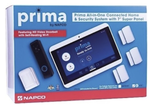 Napco Prima PKIT1DA All-in-One-Connected Home and Video Doorbell (AT&T Cellular)